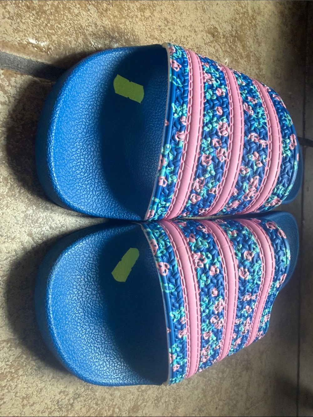 Rare Adidas Women’s Blue Slide Sandals - Size 8 Designed by Ksenia Schnaider - Picture 6 of 6